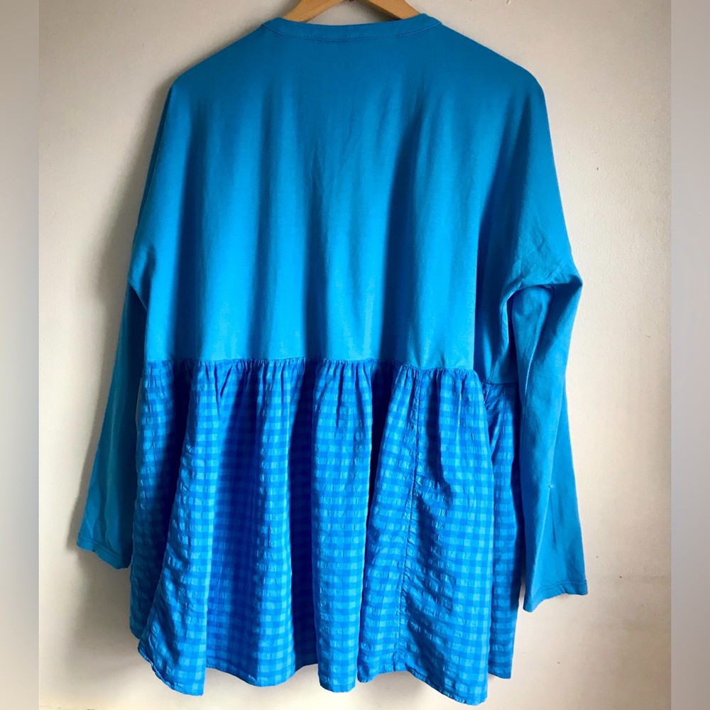 ANTHROPOLOGIE Pilcro Long-Sleeve Oversized Babydoll Top - Picture 6 of 10